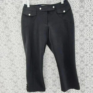 Karen Millen Black carpri women's pants size 4